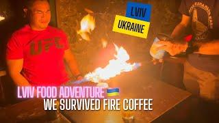 Surviving Fire Coffee, Street Food, and More In Lviv, Ukraine 2021