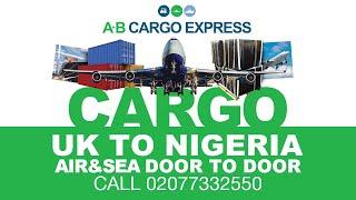 Send Air Cargo To Nigeria From The UK, Hassle Free Shipping to Nigeria, UK to Nigeria Cargo Freight