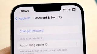 How To Change iCloud Password!