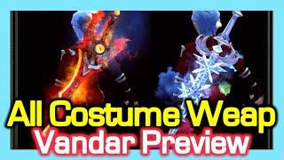 [Vandar] All Costume Weapon Showcase / Coupon Shop / Dragon Nest Korea