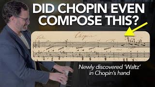 Newly-Discovered 'Waltz' in Chopin's Hand | Ben Laude, piano