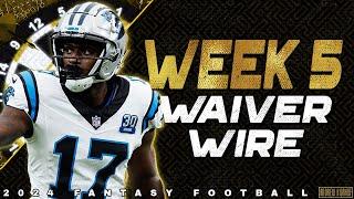 Week 5 Waiver Wire Pickups - 2024 Fantasy Football