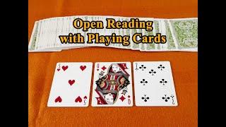 CARTOMANCY: OPEN READING WITH POKER CARDS