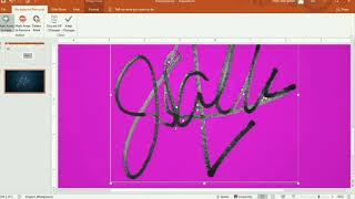 HOW TO REMOVE PICTURE BACKGROUND IN POWERPOINT (  DIGITAL SIGNATURE )