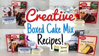 How to Make Boxed Cake Mix Taste Homemade! | Easy Recipes to Elevate Boxed Cake Mix | Julia Pacheco