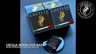 CECILIA Rosin Spreader for bass bow - Instruction