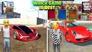 Indian bike driving 3d VS Indian theft aouto simulator  || funntyaa