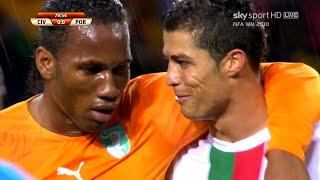 Cristiano Ronaldo vs Ivory Coast (World Cup 2010) HD 1080i (15/06/2010)