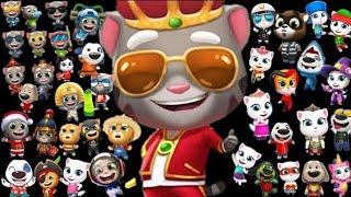 Talking Tom Gold Run ALL CHARACTERS OUTFITS ALL BOSS ALL WORLDS Daily Mission and Multiplayer Races