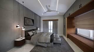 Interior Design | 3BHK | Modern Design | 3D Walkthrough #interiordesign