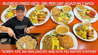 BUDBOD FRIED RICE 28k/day! | "Sorry ate, nagastos ko ang kita ng water station"