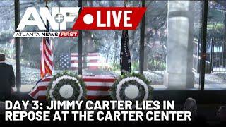 WATCH LIVE: President Jimmy Carter lies in repose at the Carter Center in Atlanta | Day 3