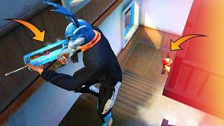 bunny  vs four guys | free fire funny moments