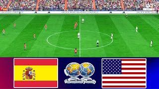 FC 24 - SPAIN (W) vs. USWNT | July 30, 2024 | International Friendly | PS5 Gameplay