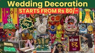 Wedding Decoration Wholesale Market | engagement ring platter Under 500 | Hidden Market In Thane