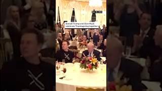 Elon Musk joins Donald Trump for Thanksgiving at Mar-a-Lago