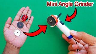 How To Make A Mini Angle Grinder | How To Make A Mini Dremel Tool | Cordless Angle Grinder | Grinder