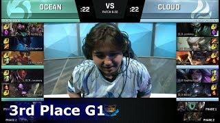 Ocean vs Cloud | Game 1 3rd Place NA Scouting Grounds 2018 | OCN vs CLD G1