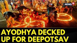 Ayodhya Deepotsav 2024 | Ram Nagri Ayodhya All Decked Up For Deepotsav | Diwali 2024 | News18