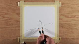 Easy Drawing for Beginners / Drawing with Oil Pastel / Step by Step