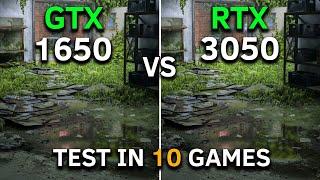 GTX 1650 vs RTX 3050 | Test In 10 Games at 1080p | How Big is The Difference?