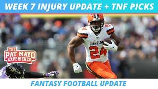 10/17 2024 Fantasy Football Week 7 Update: TNF Picks DEN at NO | Injuries Kupp, Taylor, Maye, Nabers