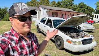 I Bought a $200 Flooded Police Car with Locked up Engine - Will it Run and Drive?