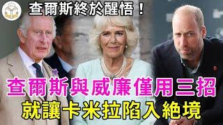 查爾斯終於醒悟！與威廉聯手，僅僅用了三招，就讓卡米拉陷入絶境，果然王儲的手段非同一般#卡米拉#查爾斯#威廉王子#談笑娛生#英國王室