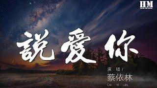 蔡依林 - 说爱你『我的世界变得奇妙』【動態歌詞Lyrics】