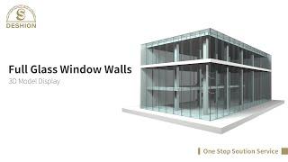 Deshion Full Glass Curtain Wall System