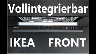 Vollintegrierter XXL Geschirrspüler Teka DFI 46950XL passend für IKEA Front-Schleppscharnier