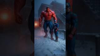 Red hulk vs Captain America ai, fight, brave new world #redhulk #captainamerica #marvel
