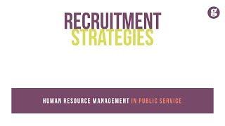 Recruitment Strategies