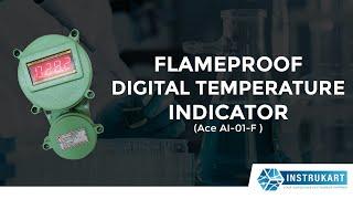 Flameproof Digital Temperature Indicator | Pharmaceuticals & Chemical Plants | Instrukart