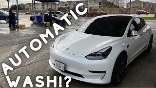 1st Automatic Car Wash - Tesla Model 3