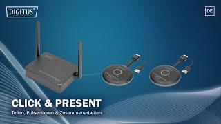 DIGITUS® Click & Present Pro - Wireless Collaboration System