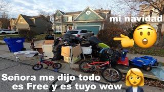 ‍Señora me regala Cosas nuevas / LO QUE TIRAN EN USA LOS MILLONARIOS / VENTA DE GARAGE EN USA