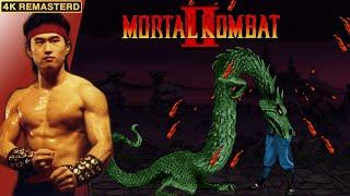 Mortal Kombat II Liu Kang Longplay Including Jade Bettle (Arcade) [4K/Remastered/60FPS]