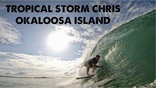 Tropical Storm Chris Delivers the Goods! Surfing Fort Walton Beach  Gulf Coast Florida Hurricane.