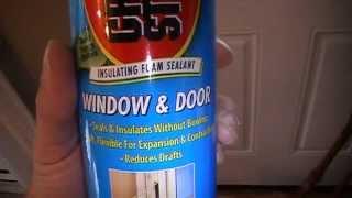 How To Insulate an Exterior Door or Window Frame With Great Stuff Expanding Foam