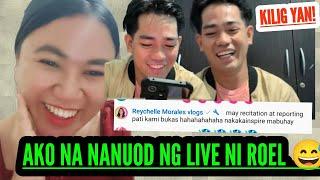 AKO HABANG NANUOD NG LIVE NI @ROEL OF MALALAG NA KINIKILIG SYA KAY LANGGA REYCHELLE! HAHAHA