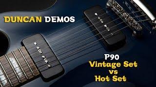 P90 Vintage and P90 Hot Pickup Comparison | Duncan Demos