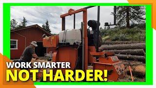 OPERATING A WOODMIZER LT40 SAWMILL - Tips and Tricks [9]