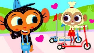 Mr. Monkey's Valentine's Day Celebration | Cartoon for Kids