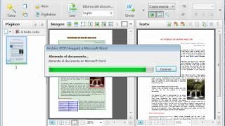 Convertir PDF en Word - ABBYY FineReader 11