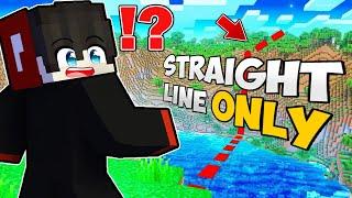 TankDemic Can ONLY Walk In A STRAIGHT LINE In Minecraft! ( Tagalog )