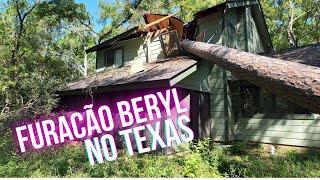 Furacão Beryl deixou estragos em cidades no Texas