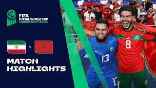 HIGHLIGHTS: IR Iran v Morocco | FIFA Futsal World Cup Uzbekistan 2024