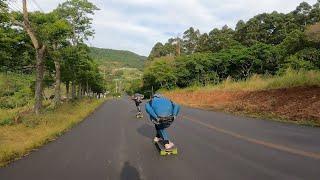 NEW ASPHALT IN TEUTÔNIA  || + 120 km/h || Extreme Downhill Longboarding