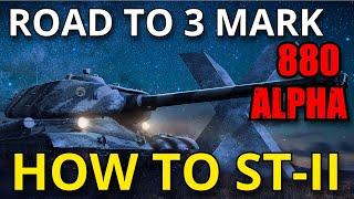 How To ST-II: Road To 3 Mark: 880 Alpha Heavy: World of Tanks Console